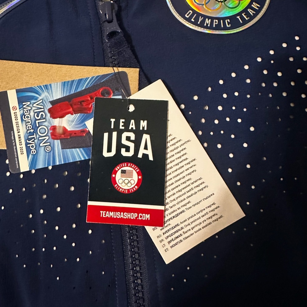 NIKE Team USA Women’s Jacket Blue - Picture 3 of 14